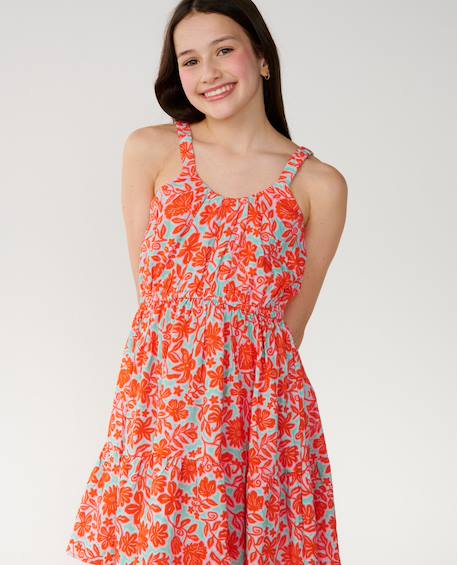 Robe sunshine squad  fille Brume menthe 6 - vertbaudet enfant 