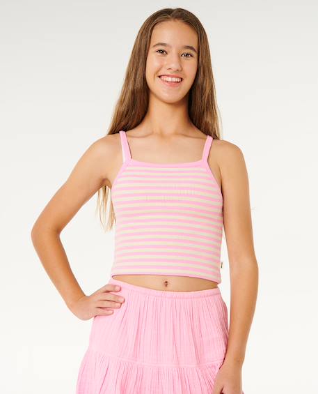 Débardeur sunshine squad knit fille Naturel 6 - vertbaudet enfant 
