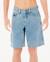 Short en jean hyped up 20' enfant Bleu délavé+Noir délavé 2 - vertbaudet enfant 