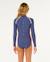 Maillot une pièce manches longues surf revival fille Marine 3 - vertbaudet enfant 