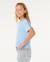 T-shirt sunshine squad terry fille Bleu clair 2 - vertbaudet enfant 