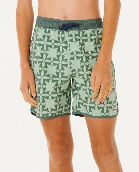 Short de bain boardshort volley pacific rinse gem  enfant Mousse 1 - vertbaudet enfant 