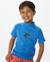 T-shirt enfant anti-uv à manches courtes brand wave Eucalyptus bleu+Lime 4 - vertbaudet enfant 