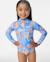 Maillot une pièce manches longues surf magic fille Bleu ciel 1 - vertbaudet enfant 