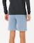 Short epic knit garçon Denim délavé+Noir délavé 4 - vertbaudet enfant 