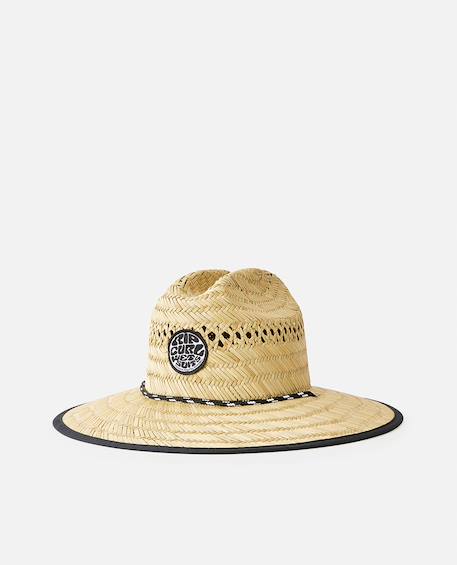 Chapeau de paille enfant avec logo Naturel 1 - vertbaudet enfant 