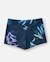 Maillot de bain enfant corp boyleg sluggo imprimé Bleu marine foncé+Marine/bleu 3 - vertbaudet enfant 