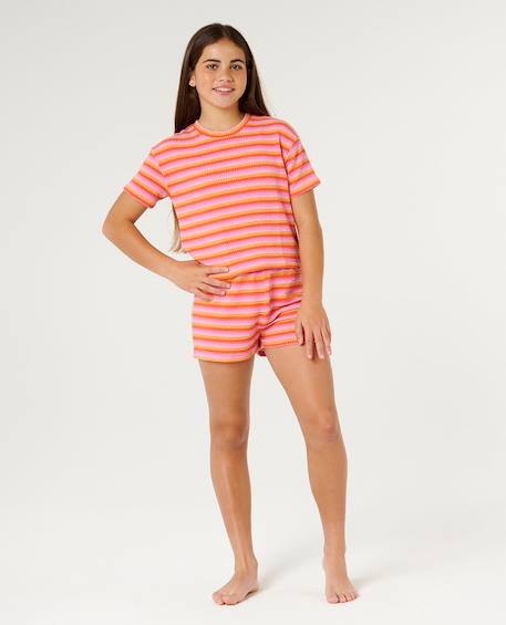 T-shirt tropical dawn bobbi fille Mandarine 4 - vertbaudet enfant 