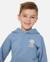 Sweat à capuche enfant icons of shred Denim délavé 4 - vertbaudet enfant 