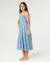 Robe tropical dawn maxi dress fille Bleu délavé 2 - vertbaudet enfant 