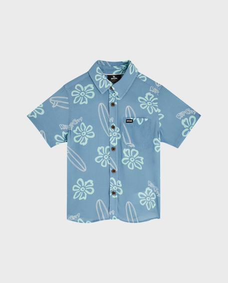Chemise ride the wave garçon Denim délavé 1 - vertbaudet enfant 