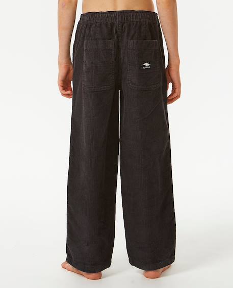Pantalon enfant surf cord Noir délavé+Vert surplus 3 - vertbaudet enfant 