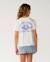 T-shirt décontracté surf puff fille Bright lilac+Os/bleu 9 - vertbaudet enfant 