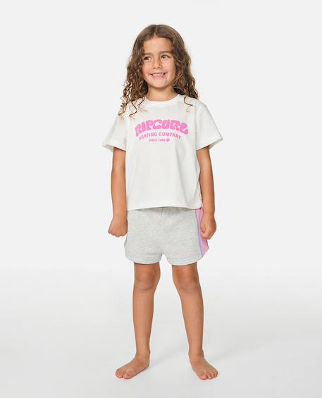 T-shirt surf puff enfant Bright lilac+Os+Super pink 7 - vertbaudet enfant 