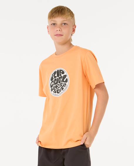 T-shirt enfant à manches courtes filgree Zeste de mandarine 3 - vertbaudet enfant 