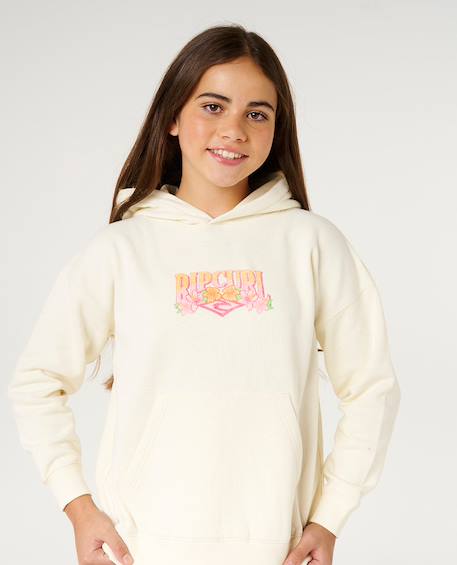 Sweat à capuche tropical dawn fille Os 6 - vertbaudet enfant 