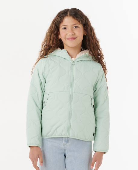 Veste matelassée anoeta fille Mousse claire 1 - vertbaudet enfant 