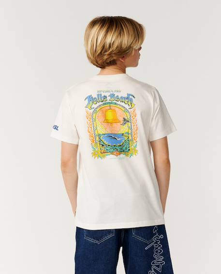 T-shirt rip curl pro 26 garçon Noir+Os 7 - vertbaudet enfant 