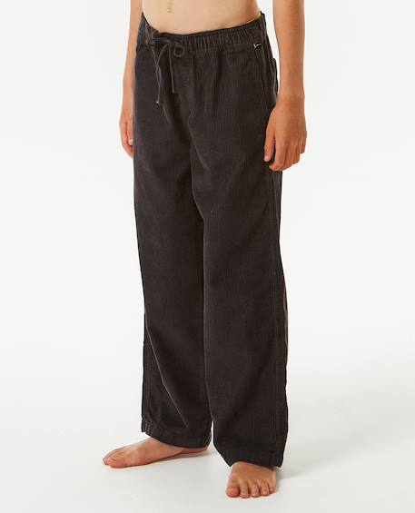 Pantalon enfant surf cord Noir délavé+Vert surplus 2 - vertbaudet enfant 