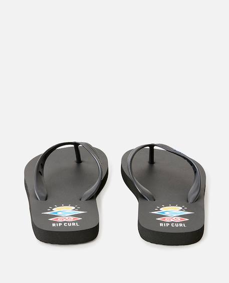 Tongs enfant icons bloom Noir/bleu 2 - vertbaudet enfant 