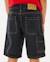 Short en jean hyped up 20' enfant Bleu délavé+Noir délavé 9 - vertbaudet enfant 