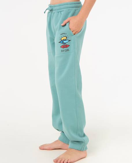 Pantalon de survêtement icons of surf enfant Grey marle+Lagune bleue+Noir+Sable kaki 11 - vertbaudet enfant 