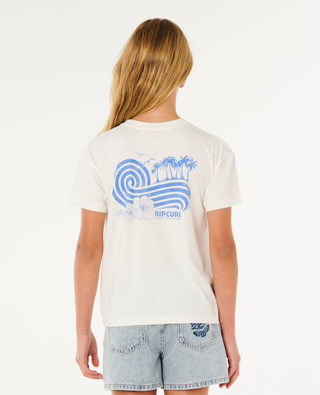 T-shirt ocean break relaxed fille Os 3 - vertbaudet enfant 
