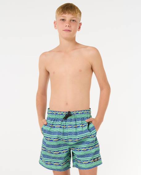 Short de bain volley raw energy mesh enfant Vert néon 5 - vertbaudet enfant 