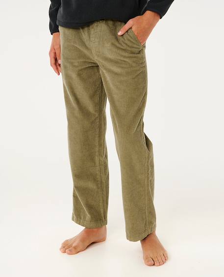 Pantalon enfant surf cord Noir délavé+Vert surplus 11 - vertbaudet enfant 