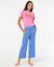 Pantalon fille premium surf beach Bleu+Rose vif 4 - vertbaudet enfant 