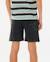Short epic knit garçon Denim délavé+Noir délavé 9 - vertbaudet enfant 