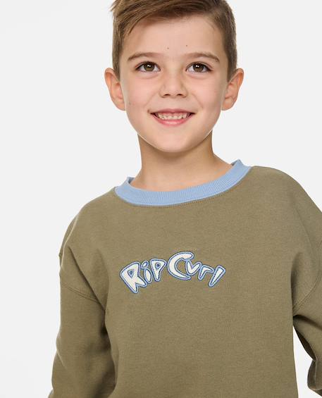 Sweat ride the wave garçon Vert surplus 4 - vertbaudet enfant 