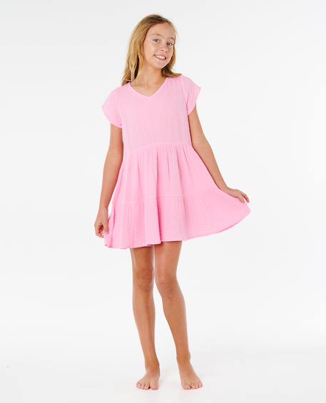 Robe fille premium surf Bleu+Rose vif 10 - vertbaudet enfant 
