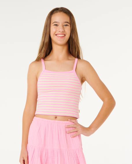 Fille-T-shirt, sous-pull-T-shirt-Débardeur sunshine squad knit fille