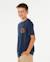 T-shirt à manches courtes pacific rinse circle enfant Bleu marine foncé+Ochre 2 - vertbaudet enfant 