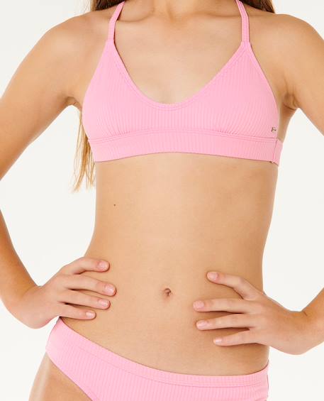 Maillot de bain peachy fille Rose bégonia 5 - vertbaudet enfant 