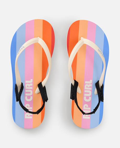 Tongs mixed bloom fille Multicolore+Sarcelle 3 - vertbaudet enfant 