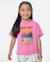 T-shirt malibu relaxed fille Rose 1 - vertbaudet enfant 