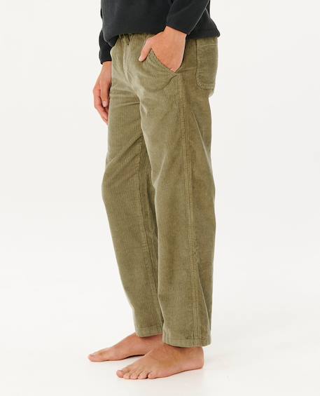 Pantalon enfant surf cord Noir délavé+Vert surplus 7 - vertbaudet enfant 