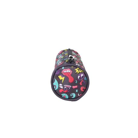 Trousse scolaire ronde Rider Bleu 3 - vertbaudet enfant 