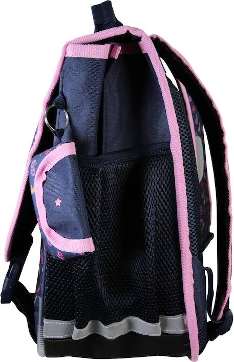 Cartable scolaire 38 cm Cow Girl Bleu 4 - vertbaudet enfant 