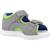 Sandale bébé synthétique gustavo Bleu+Gris 11 - vertbaudet enfant 