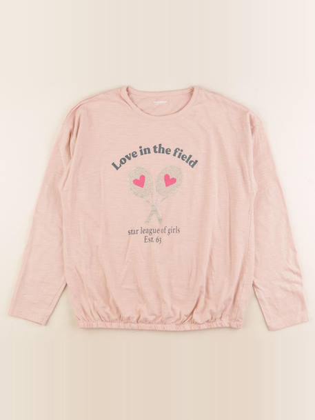 Tee-shirt - 12 ans Rose 1 - vertbaudet enfant 
