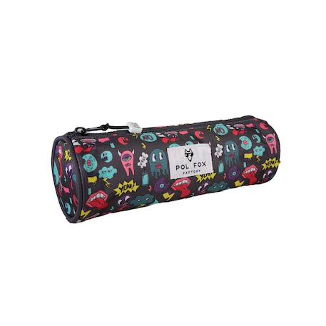 Trousse scolaire ronde Rider Bleu 2 - vertbaudet enfant 