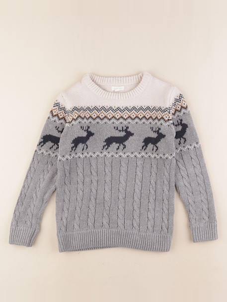 Pull - 6 ans Gris 1 - vertbaudet enfant 