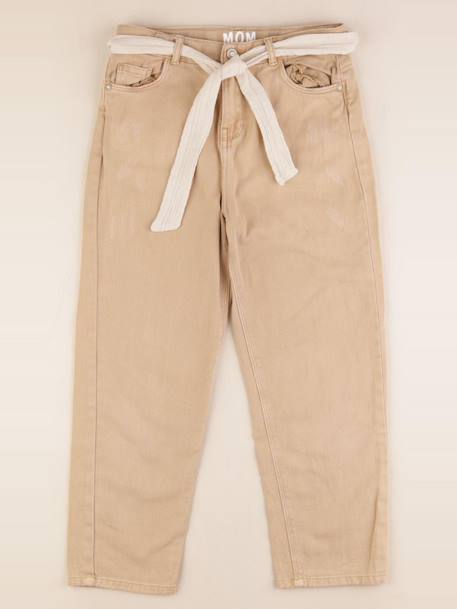 Jean - 9 ans Beige 1 - vertbaudet enfant 