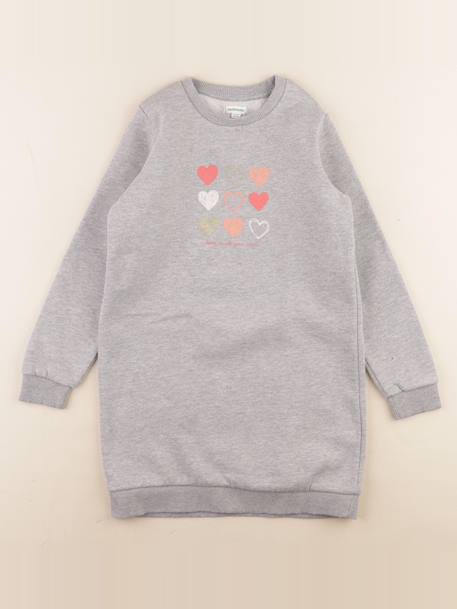 Robe - 8 ans Gris 1 - vertbaudet enfant 