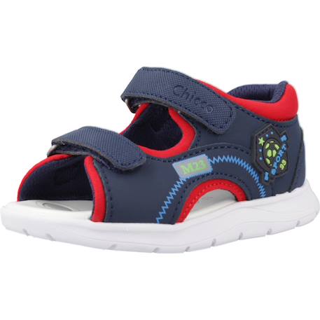Sandale bébé synthétique gustavo Bleu+Gris 4 - vertbaudet enfant 