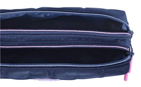 Trousse scolaire 2 compartiments Heartsy Noir 2 - vertbaudet enfant 