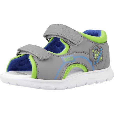 Sandale bébé synthétique gustavo Bleu+Gris 10 - vertbaudet enfant 